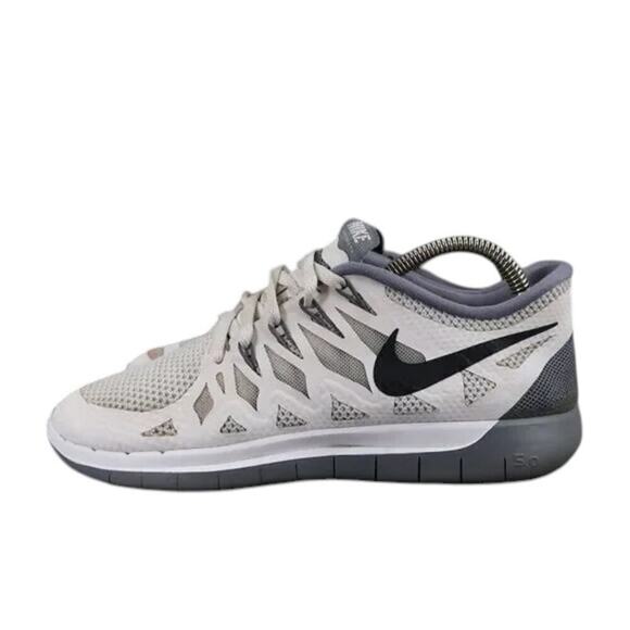 Nike Shoes Womens 8 Athletic Trainers Free 5.0 Sport Running Active Comfort Grey - Picture 3 of 14